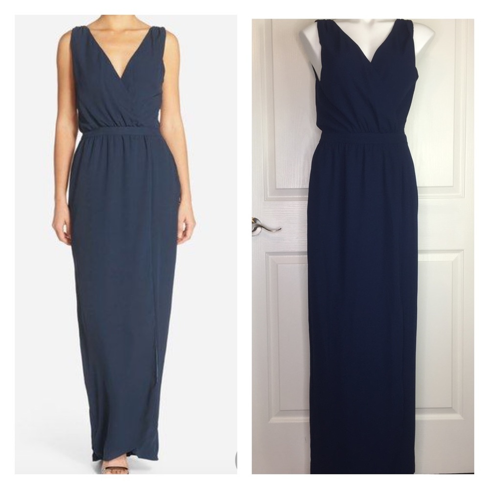 CLEARANCE Paper Crown Bridesmaids Bellingham Tulip Hem Gown